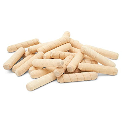 Wooden Dowel Pins 5/16 inch x 1-1/2 inch, Pack of 250 Spiral Dowel Joints for Woodworking, Furniture and Crafts, by Woodpeckers - size: 5/16 inch x 1-1/2 inch