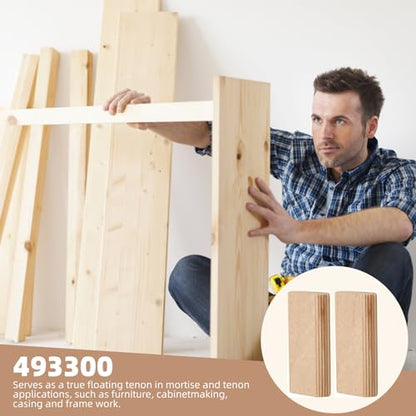10mm x 50mm x 24mm Movable Tenon, Compatible with Domino tenons(90 Pack)