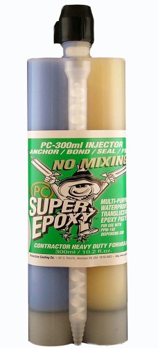 PC Products - PC-Super Epoxy Adhesive Paste, Two-Part 300ml Cartridge, Translucent 3008 - size: 300 ml Cartridge