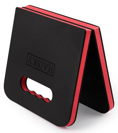 Foldable Extra Thick Kneeling pad, 1 Pack, Red,20.4x11.8 in - color: Red & Black