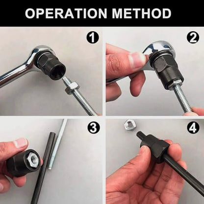 greywolf Bolt Extractor Set, 15 pcs Bolt Extractor Kit with 3/8 Inch Stripped Nut Remover, Easy-to-Remove Bolt Extractor Set for Rusted, Rounded, Damaged Nuts and Screws - size: 15