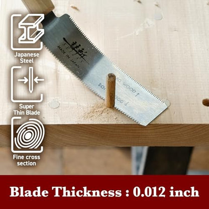 SUIZAN Flush Cut Saw 5" - Japanese Pullsaw Hand Saws Wood Cutting - size: 5 Inch (120mm), style: 5 Inch (120mm) Hand Saw