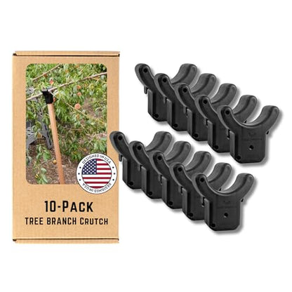 Tree Branch Crutch – Prevent Broken Limbs - Pole Sold Separate (10-Pack) - color: Crutch Only, size: 10-Pack