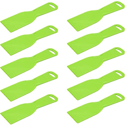 10Pcs Putty Scraper 2" Plastic Flexible Putty Knives,Disposable Spreader Flexible Plastic Paint Scraper Tool for Spackling, Taping Drywall Wall Painting (2" - 10Pack)