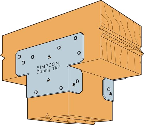 Simpson Strong-Tie AC6Z AC ZMAX Galvanized Adjustable Post Cap for 6X (Pack of 2)