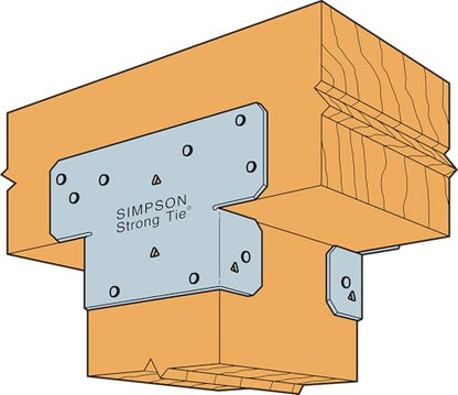 Simpson Strong-Tie AC6Z AC ZMAX Galvanized Adjustable Post Cap for 6X (Pack of 2)