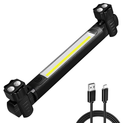 Work Light, 2500LM Bright Mechanic Under Hood Work Light Bar, Black, 1 Pc - color: Black