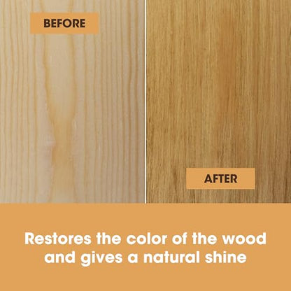 Furniture Clinic Beeswax Furniture Polish, Natural Wax, Dark Oak - style: Dark Oak