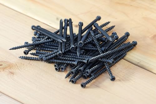 Simpson Strong-Tie SDWC15450-KT Strong-Drive SDWC Truss Screw, 4-1/2" Interior Wood Screws, Electrocoating, Black, (Truss Kit Includes 50 Screws, 1 Bit, 1 Guide)