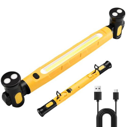 Magnetic Work Light, 3 Color Modes & 3000LM Ultra Bright Under Hood Lights