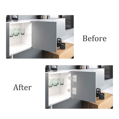 2Pcs 3.54 x 1.97 Inch Cabinet Hinge Repair Plate, Stainless Steel Door Hinge Repair Brackets with Fixing Screws for Kitchen Cabinets, Cupboard Doors, and Furniture Repair - size: 2 Pieces