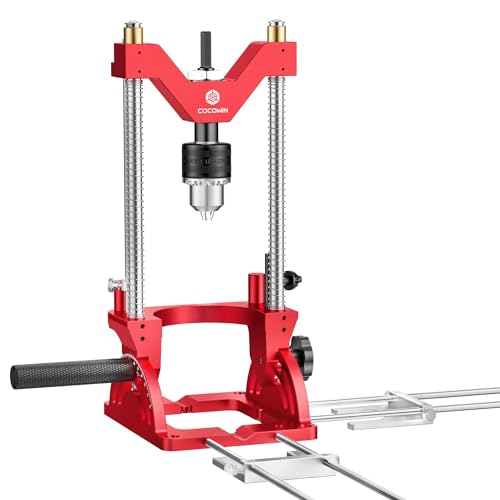 Portable Drill Guide for Drilling Angled or Straight Hole with Guide Rod - size: With Guide Rod