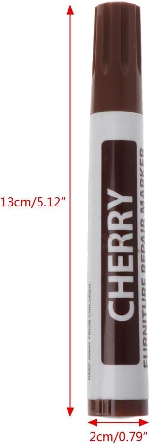 GANPUB Brown Furniture Repair Wood Cabinet Floor Touch Up Markers Scratch Filler Remover - Mahogany,Wood Polish and Care