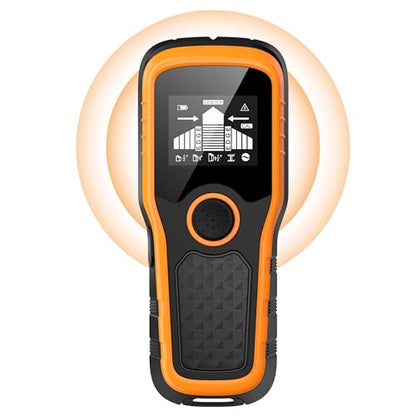 Stud Finder Wall Scanner, Advanced 5-in-1 Detector, Orange