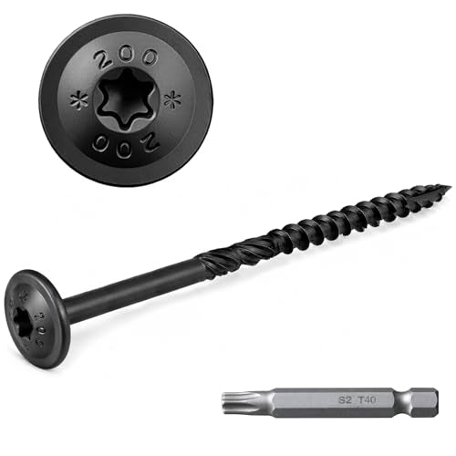 FMhotu Lag Screws, 5/16" x 8" Structural Screws - size: 5/16" x 8"