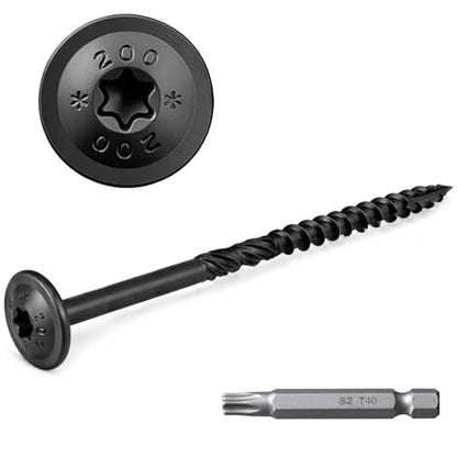 FMhotu Lag Screws, 5/16" x 8" Structural Screws - size: 5/16" x 8"