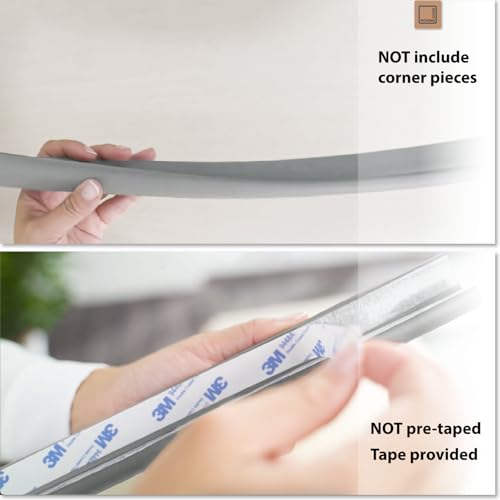 Roving Cove Furniture Edge Protector, Desk Edge Cover, Large 6ft Edge Only - color: Stone Grey, size: Large 6 Foot (Pack of 1)