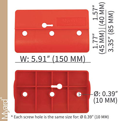 Myard Drywall Fitting Tool Block, Support Plaster Boards in Place (10-Pack)