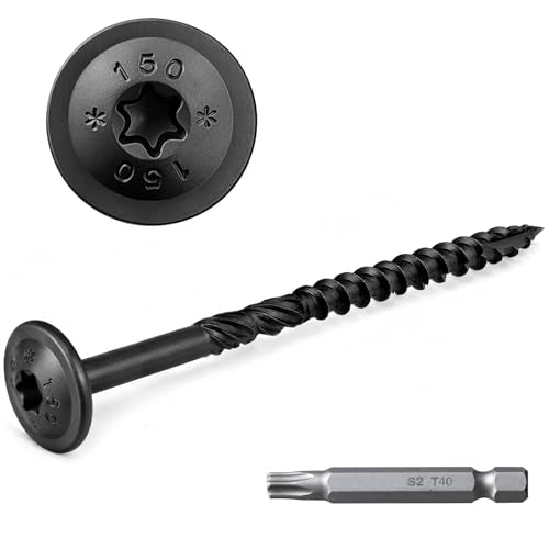 FMhotu Lag Screws, 5/16" x 6" Structural Screws - size: 5/16" x 6"