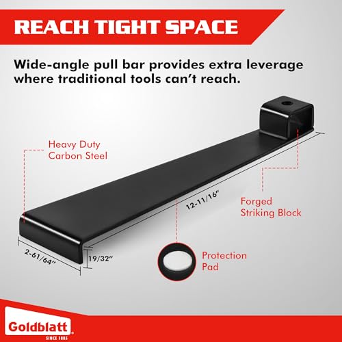 Goldblatt Laminate Flooring Tools, Professional Wood LVP Installation Kit
