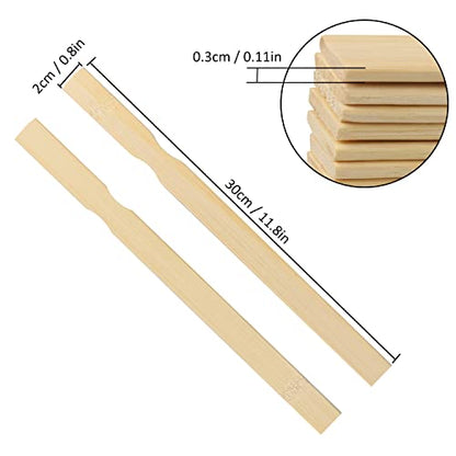 Paint Mixing Sticks 200 PCS 12 Inch Wood Stirrers, Wooden Stirrers Mixing Sticks for DIY Crafts, Painting, Crafting Resin Wood Paddle, Hobby Projects, Garden, by GNIEMCKIN. - size: 200 PCS 12 Inch