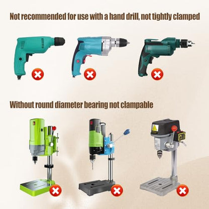 Woodworking Square Hole Drill Bits with Adapter, 1/4, 5/16, 3/8, 2/5, 1/2, 9/16, 5/8 Wood Mortising Chisel Set Wood Square Hole Mortising Chisel Drill Bit for Mortising Machines