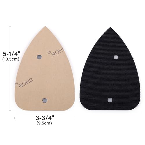Detail Sander Backing Pad Replacement # 577044-01, Pack of 4, for Black & Decker Mouse Sander MS500, 11667, 11670, 11680, Craftsman 900116700, 900116670 - size: 4PCS