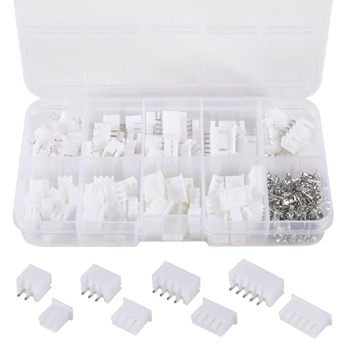 230pcs XH2.54 PH2.0 2p 3p 4p 5 pin 2.54mm 2.0mm Pitch Terminal Kit Housing Pin Header JST Connector Wire Connectors Adaptor