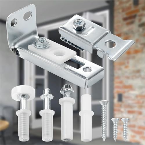 4 Pack Bifold Door Repair Hardware Kit for Closet Doors