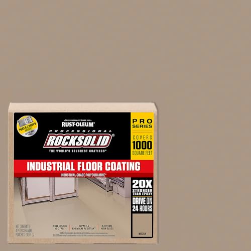 RockSolid Professional Industrial Floor High Gloss Mocha Coating Kit - color: Mocha