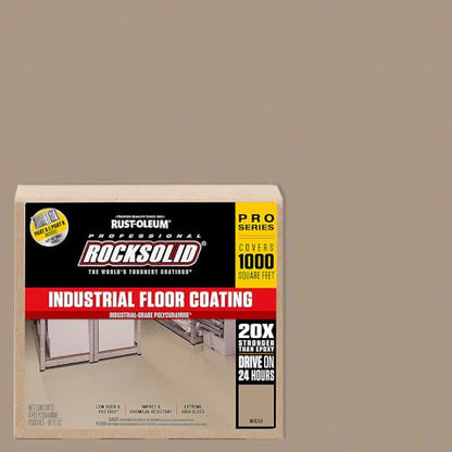 RockSolid Professional Industrial Floor High Gloss Mocha Coating Kit - color: Mocha