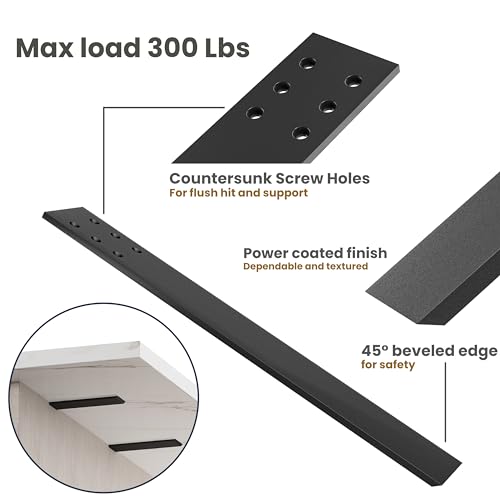 BATODA 16" Countertop Support Brackets (4PCS), Steel Knee Wall Support - size: 16 Inch