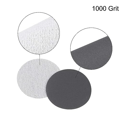 2-Inch Wet or Dry Sandpaper Sanding Paper disc Sanding Discs 1000 Grit 50 Pcs - size: 50Pcs 1-inch 1000 Grit