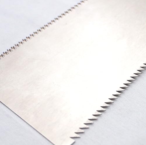 Samurai Ryoba Japanese Pull Saw - 7.5 Inch (19cm) Double Edge Flush Cut Saw for Woodworking