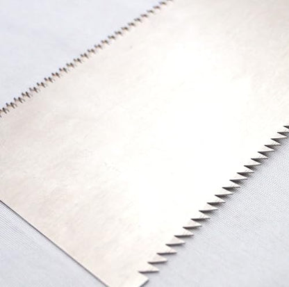 Samurai Ryoba Japanese Pull Saw - 7.5 Inch (19cm) Double Edge Flush Cut Saw for Woodworking