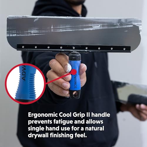 16" Stainless Steel Radius Skimming Blade | Advance Equipment MFG Co. | (Model SB-16) Drywall Tool for Smooth Finish & Patching – 100+ YEARS FAMILY OWNED USA MADE