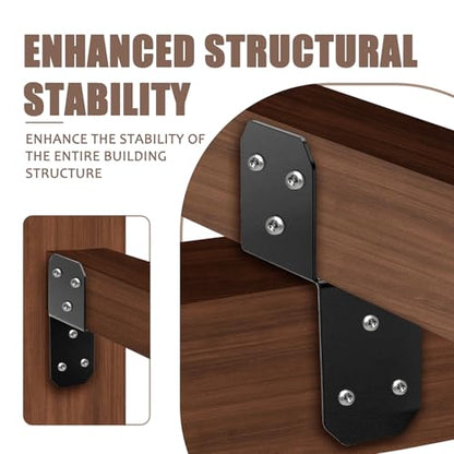 Joist Anchor Connector 2x4 Joist Hanger Bracket Tie Bracket 6 Pack - size: 2x4