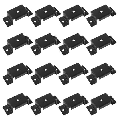 16pcs Trailer Stake Pocket Bracket for 2x4 Post,Trailer Rail Brackets - size: 16