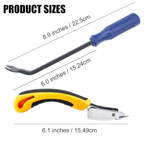 Upholstery Staple Remover, Construction Staple Remover Tool - color: Blue