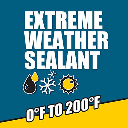 Titebond WeatherMaster Ultimate MP All-Weather Hybrid Sealant, White 9.5 Oz. (12 Pack) – Multipurpose Exterior Caulk, Flexible, UV-Resistant, Seals Wood, PVC, Metal, Glass – 71001