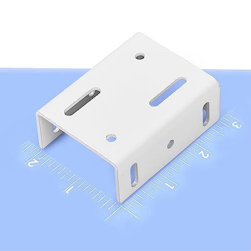 2-3/4" Rails Brackets Kit, White Aluminum Vinyl Fence Post (Set 8)