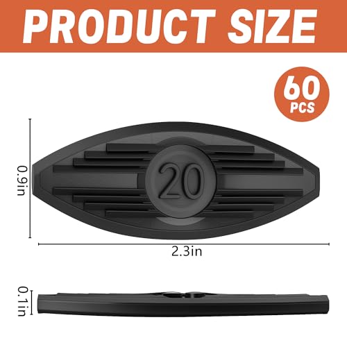 60 Pcs Plastic Joining Biscuits, Black Self Clamping Plate Joiner Biscuit - color: 60 Pcs