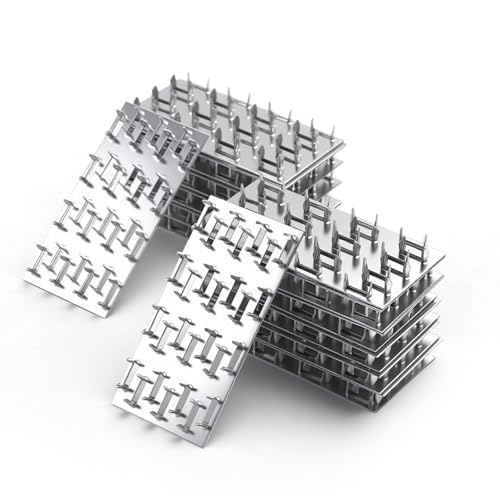100 Pack 4"x2" Pronged Truss Plates with 8mm Nail Teeth