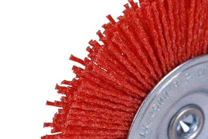 Century Drill & Tool 77441 Nylon Abrasive Radial Brush, 4", Coarse - size: 4" Coarse