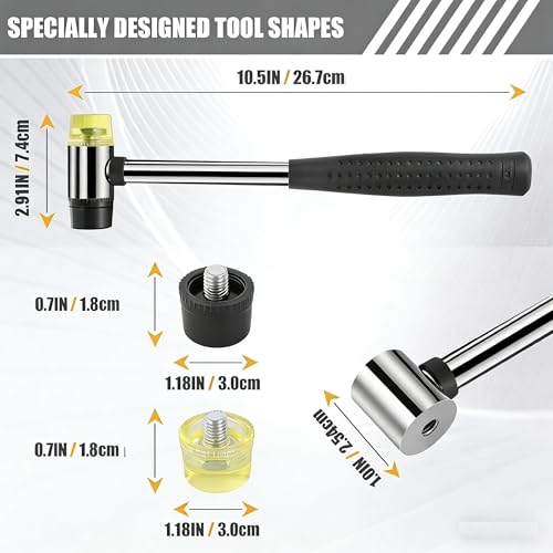 43-Piece Laminate Flooring Tools, LVP installation kit, Vinyl Flooring Tools, Tapping Block with Handle, Spacers, Double-Faced Mallet and Pull Bar