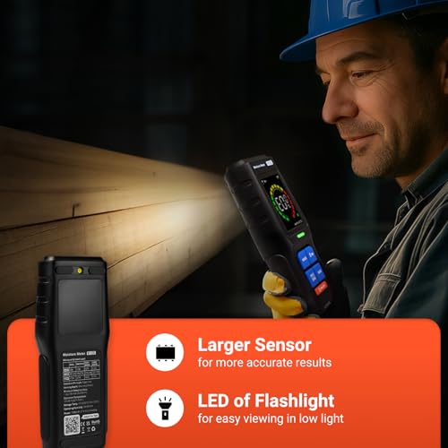 Pinless Moisture Meter for Drywall and Wood