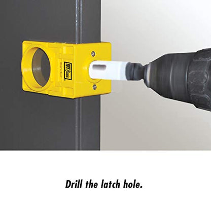 IVY Classic 27001 Bi-Metal Lock Installation Kit With Guide Template for Steel And Wood Doors, Carded