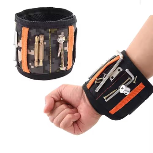 Magnetic Wristband for Holding Screws Nails and Drill Bits Stocking Gift for Men Fathers Day Gifts for Dad