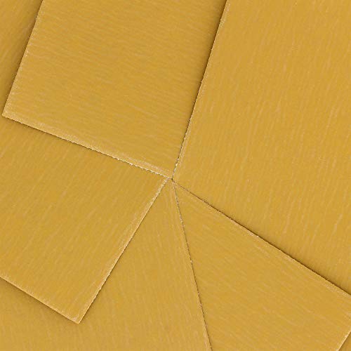 Dura-Gold Premium 1/4 Sheet Gold Sandpaper Sheets, 3000 Grit (Box of 20) - size: 3000-Grit