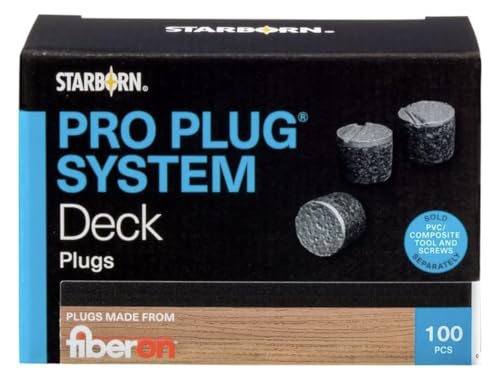 Starborn Pro Plugs for Fiberon Cabin Decking - 100 Count